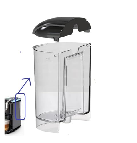 Ersatz-Wassertank for Kapsel-Kaffeemaschine, 600 ml Fassungsvermögen, kompatibel mit HIBREW H2B-Maschinenbehälter(Water Tank Black LID) von VAMOARPOL