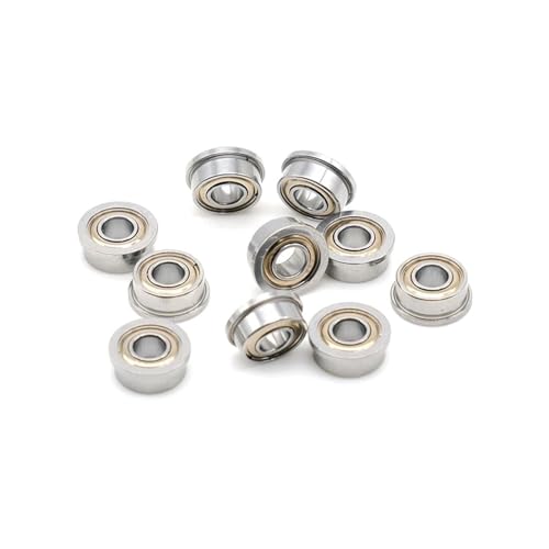 F683ZZ Flanschlager 3x7x3 mm ABEC-7 (10 Stück) Flansch F683 Z Kugellager von VAMOARPOL