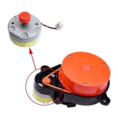 Kompatibel for Roborock S50 E5 S5 Max S6 S7 Laser-Abstandssensor Roboter-Staubsauger LDS Ersatzzubehör LDS02RR(Orange) von VAMOARPOL