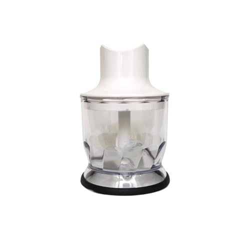 Kompatibel mit Braun MQ745/785/735/725/MQ20, Zubehör for Multifunktions-Kochgeräte, 350 ml Zerkleinerer (Deckel + Becher + Klinge). Mixerzubehör von VAMOARPOL
