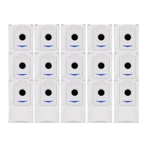 Kompatibel mit Ecovacs Roboter-Staubsaugern, Vliesstoff-Staubbeutel, Ersatzzubehör, Ersatzteil(15PCS) von VAMOARPOL