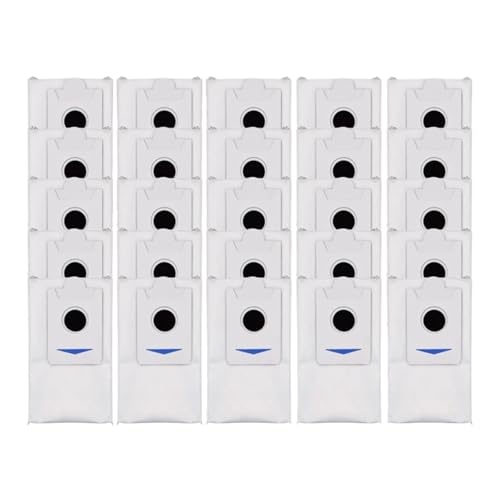 Kompatibel mit Ecovacs Roboter-Staubsaugern, Vliesstoff-Staubbeutel, Ersatzzubehör, Ersatzteil(25PCS) von VAMOARPOL
