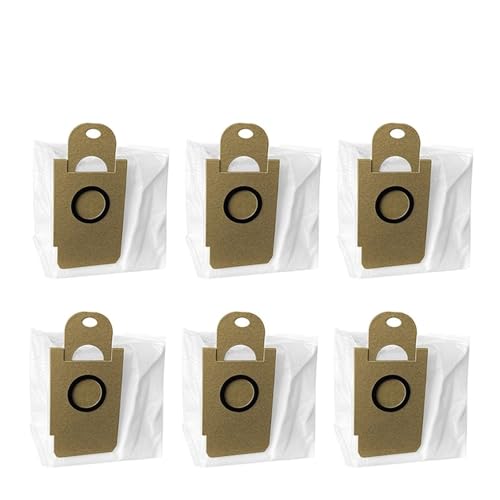 Kompatibel mit Lydsto, R1 Roboter-Staubsauger, Haushaltskehrmaschine, Reinigungswerkzeug, Kehr-Müllsack, Ersatzzubehör(6pcs) von VAMOARPOL