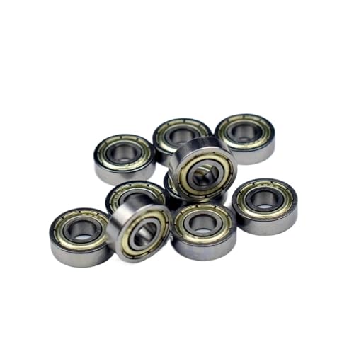 Lager 695ZZ 10 Stück 5 * 13 * 4 (mm) Chromstahl Metall versiegelt Hochgeschwindigkeits-Mechanische Ausrüstungsteile von VAMOARPOL