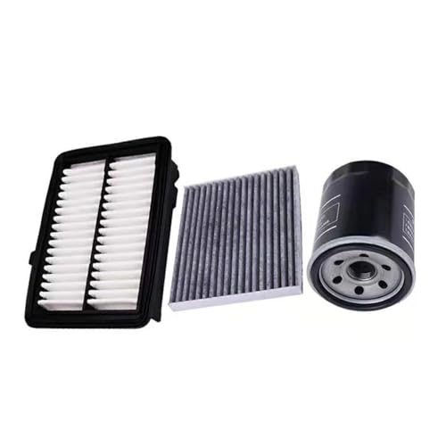 Luftfilter, Innenraumfilter, Ölfilter, kompatibel mit Honda Fit Vezel City, 2015-Heute 1.5 17220-5R0-008(3pc set) von VAMOARPOL
