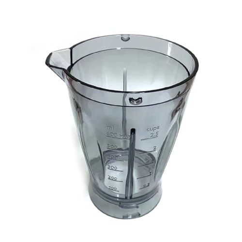 Mischbecher, kompatibel mit HR2850 HR2870 HR2872 HR2874 HR2875 HR2876 HR2877 HR2889 Mixerteilen Mixerzubehör von VAMOARPOL
