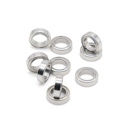 SMR128ZZ CB 8x12x3,5mm (2 STÜCK) ABEC-7 Edelstahl-Hybrid-Keramiklager DDL-1280ZZ Hochgeschwindigkeits-Miniaturkugellager von VAMOARPOL