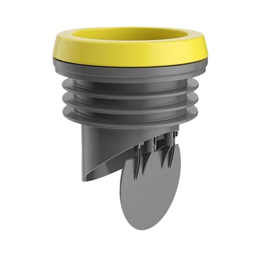 VAMOARPOL 1 Stück geruchsabweisender Dichtungsring, Anti-Leckage-Gummidichtungsscheibe, Toilettendichtungs-Reparatursatz, Ersatz-Toilettenflanschschraube(Gray) von VAMOARPOL