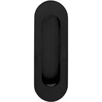 Intersteel - Griffmuschel oval 120x40 mm Edelstahl/Schwarz von INTERSTEEL