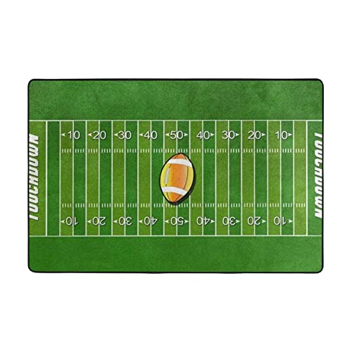 VANANI American Football Field Ball Sport Weiche, rutschfeste Teppiche, geeignet für Schlafzimmer, Wohnzimmer, Balkon und Büro. Es gibt viele Größen. von VANANI