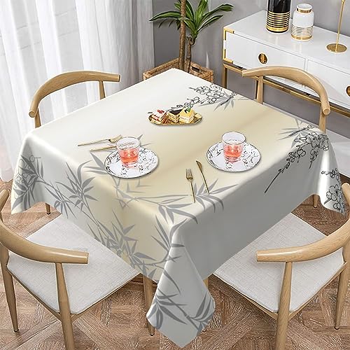 VANANI Bambus und Kirschblüten Baum Zen Die quadratische Tischdecke ist wasserdicht, knitterfrei, waschbar und weich. Sie wird in Restaurants, Küchen und Partys verwendet. VANANI Bambus und Kirschblüten Baum Zen Die quadratische Tischdecke ist wasserdicht, knitterfrei, waschbar und weich. Sie wird in Restaurants, Küchen und Partys verwendet. von VANANI