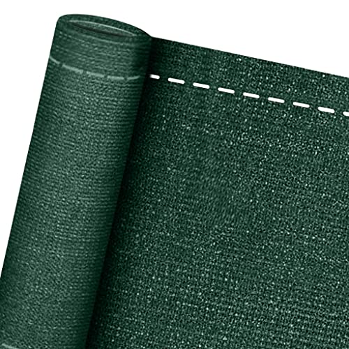 VANCHEMO Zaunblende Schattiergewebe 2x10m Sichtschutz Zaun HDPE 150 g/m², Windschutz UV-resistent Reißfest für Garten, Balkon (Grün, 2 x 10 m) von VANCHEMO