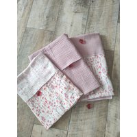 Decke Musselindecke Sommerdecke Schwadle 100% Baumwolle Musselin Baby Kleinkind Zweilagig Einlagig von VANDIDesign