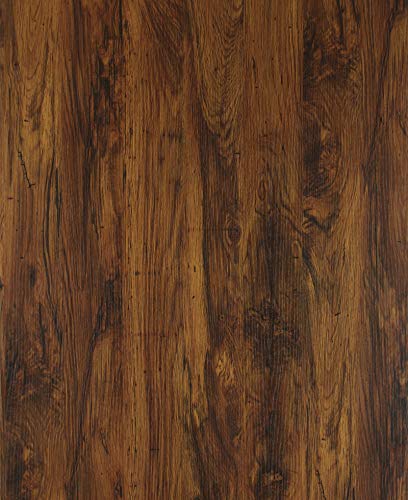 VANISA Klebefolie Holz Möbelfolie Vintage Tapete Selbstklebend Holzmaserung Braun 60x1000cm von VANISA