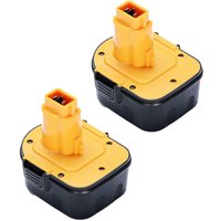 2PACK 12 V 4.8 Ah Ni-MH Akku Ersatz für Dewalt DC9071 DE9072 DE9074 DE9075 DE9501 DW9071 DE9037 DE9072 von PDSTATION