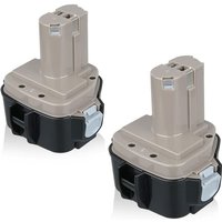 2Pack 1220 Akku für Makita 12 V 4800 mAh NI-MH Ersatz Werkzeug Akku für Makita 1233 1222 1220 1234 1235 1235B 1235F PA12 von PDSTATION