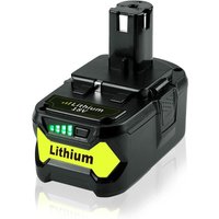 5.0Ah 18V Li-Ion Ersatz für Ryobi ONE Akku RB18L40 RB18L50 RB18L25 RB18L13 P108 P107 P122 P104 P105 P102 P103 von PDSTATION