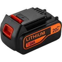 Batterie 20V MAX 7.0Ah für Schwarz-Decker 20V Lithium LBXR20 LBX20 LB2X400 von PDSTATION