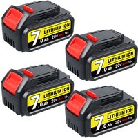 Pdstation - 4Pack Für DeWalt DCB184-XJ Akku 18V 7 Ah xr Li-Ion Batterie DCB182 DCB184 DCB205 DCB200 DCB180 DCB181 DCB206 DCB201 DCB203 dcd/dcf/dcg von PDSTATION