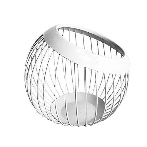 VANRA Fruchtschale Fruchtkorb Runder schwarzer Drahtkorb Obst Lagerung Obst Rack, Eier Organizer für Gemüse Snacks Obst,Weiß VANRA Fruchtschale Fruchtkorb Runder schwarzer Drahtkorb Obst Lagerung Obst Rack, Eier Organizer für Gemüse Snacks Obst,Weiß von VANRA