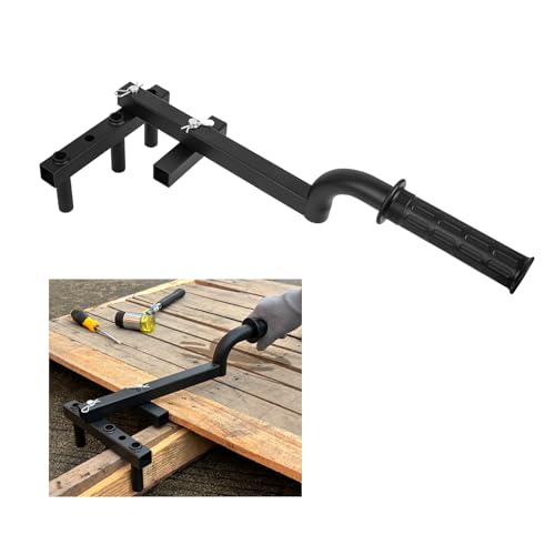 ‎VANROUG Decking Board Straightening Tool, Steel Decking Board Bender for Straightener Bending Boards, Heavy Duty Steel Adjustable Deck Tool Fit for Wood Decks Tightening up the Gap von VANROUG