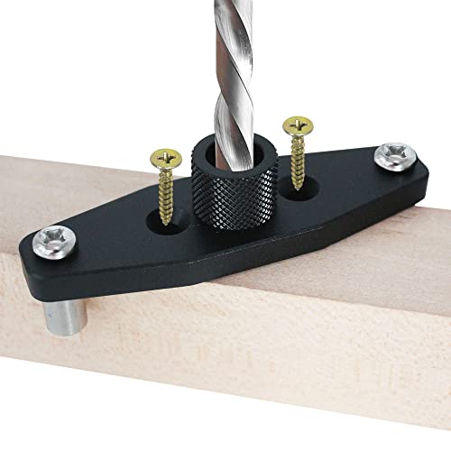 VANROUG Pocket Hole Jig Kit, Doweling Jig Kit, Self Centering Dowel Jig Jig Drill Guide Puncher Locator, for Woodworking, Drill and Marking von VANROUG