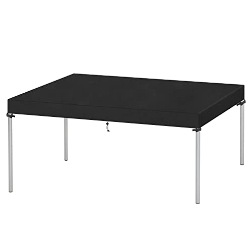 VANSHEIM Abdeckhaube für Tischplatte Abdeckplane für Gartenmöbel Schutzhüllen für Gartenmöbel Gartentisch Hülle Wasserdicht UV-Beständiges Oxford Gewebe Schutzhülle für Tischplatte 180x100x15cm von VANSHEIM