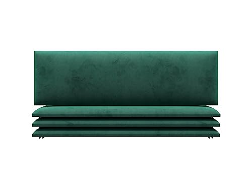 VANT Plattform, Samt Smaragdgrün, 76cm breit von VANT