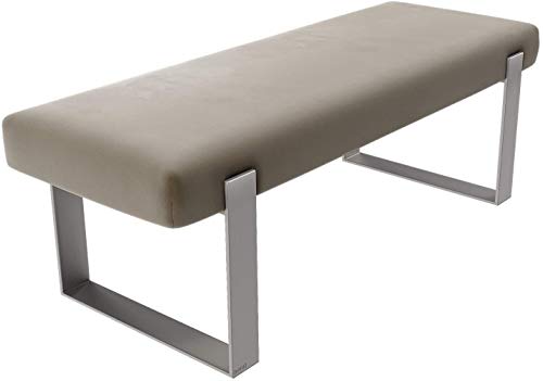Vant Gepolstert Schlafzimmer Bett Bank - Wohnzimmer & Salon Ottomane - 158 kg Gewicht Kapazität (Samt Sand Sturm) von VANT