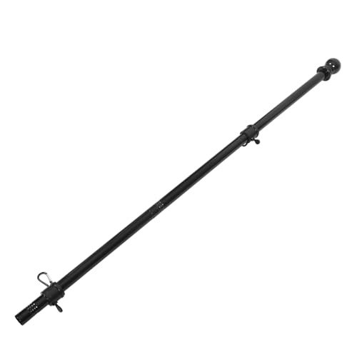 VANZACK 1 Satz Fahnenmast-Set Flaggenständer für den Außenbereich Fahnenhalter aus Metall Stange aus rostfreiem Fahnenmasthalter aus Metall Rasenfahnenhalter Rostfreier Schwarz VANZACK 1 Satz Fahnenmast-Set Flaggenständer für den Außenbereich Fahnenhalter aus Metall Stange aus rostfreiem Fahnenmasthalter aus Metall Rasenfahnenhalter Rostfreier Schwarz von VANZACK
