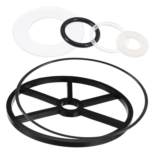 VANZACK 1 Set Filterventilring Poolfilterventil Ersatzring Poolfilterventildichtung Ersatz Poolfilterventilteil Poolfilterventil Dichtungssatz Gummi Schwarz von VANZACK