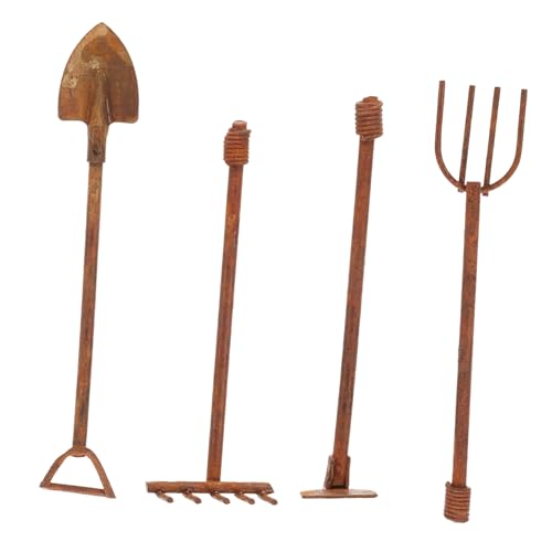 VANZACK 1 Set Mini Gartengeräte Mini Werkzeugmodell Foto Requisiten Mini Szenenmodell Mini Gartenwerkzeugmodell Mini Gartengeräte Mini Gartendekor Mini Modell Mini von VANZACK