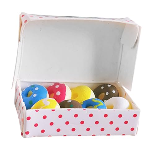 VANZACK 1 Set Simulation Donut Harz Donuts Charms Gefälschte Donut Modell Kleine Donuts Figur Handgemachte Telefon Fall Zarte Donut Dekore Mini Dessert Donut Harz Charms von VANZACK