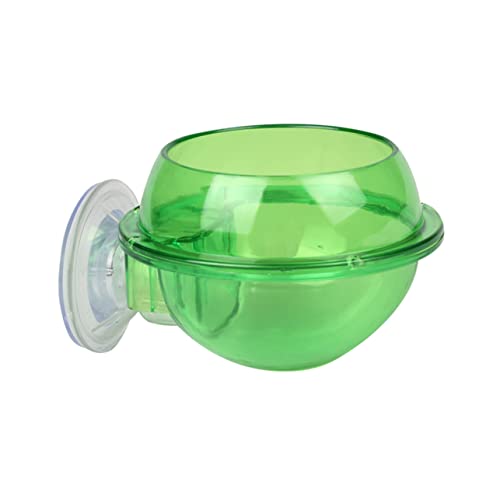 VANZACK 1stück Pet Feeding Bowl Mit Saugnapf Wasserschale Für Reptilien Für Schildkröten Und Eidechsen Robuste Futter Und Trinkschale Aus Einfach Zu Befestigen Für Terrarien von VANZACK