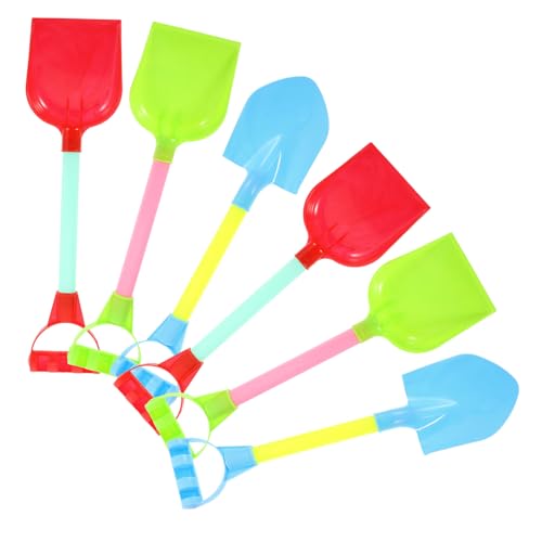 VANZACK 10 Stück Teiliges Kinderschaufel Robustem Pp Kunststoff Leichte Langlebige Schneeschaufeln und Sandschaufeln für Winter Strand und Außenbereich Farblich Sortiert Zufällige Farbe von VANZACK