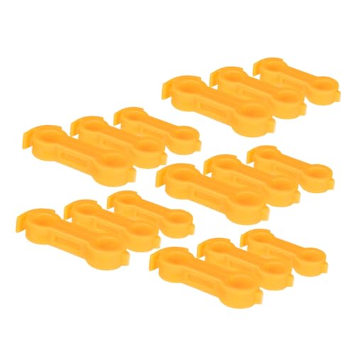 VANZACK 15 Stück Teiliges Küken Beinbandagen aus Langlebigem PVC Wiederverwendbar Bequem zur Korrektur Gespreizter Beine bei Neugeborenen Vögeln Wie Küken Enten Wachteln und Papageien von VANZACK