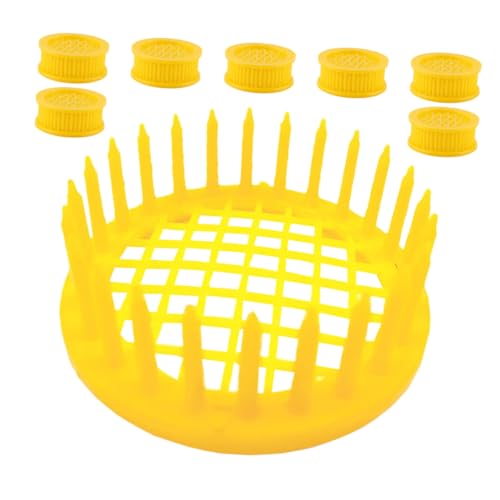 VANZACK 15 Stück Teiliges Kunststoff Bienenkönigin Käfig Langlebig und Wetterfest mit Optimaler Belüftung und Vielseitig für Imker Einfach zu Transportieren Installieren von VANZACK