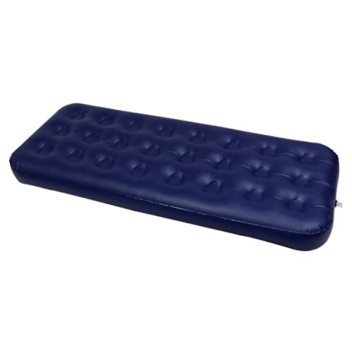 VANZACK 1Pc Luftmatratze Faltbare Doppelmatratze Matratze Klappbare Aufblasbare Matratze Campingmatratze Schaum Camper Aufblasen Selbst Erwachsene Bett Schlafen Outdoor Strandmatte Blau von VANZACK