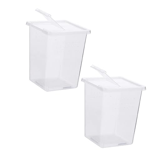 VANZACK 2 STÜCK Mini Reptilien Aufzuchtbox aus Transparente Futterbox für Schildkröten Eidechsen Spinnen und Kleine Tiere Belüftet und Langlebig VANZACK 2 STÜCK Mini Reptilien Aufzuchtbox aus Transparente Futterbox für Schildkröten Eidechsen Spinnen und Kleine Tiere Belüftet und Langlebig von VANZACK