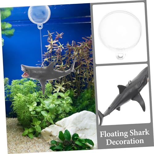 VANZACK 2 Sätze Aquarium Dekoration Schwimmender Fisch mit Ball und Schnur Lebensechte Schwimmende Fisch-Ornamente für Fischbecken Kreative und Sichere Aquarium Dekoration für Lebendige von VANZACK