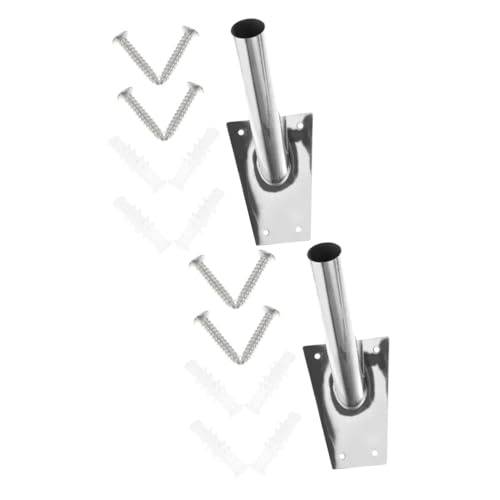 VANZACK 2 Sätze Fahnenmast Halterung mit Verstellbarem Design Stabile Aluminiumlegierung für Wandmontage für Fahnendekorationen zu Festivals und Besonderen Anlässen Robust und Langlebig VANZACK 2 Sätze Fahnenmast Halterung mit Verstellbarem Design Stabile Aluminiumlegierung für Wandmontage für Fahnendekorationen zu Festivals und Besonderen Anlässen Robust und Langlebig von VANZACK