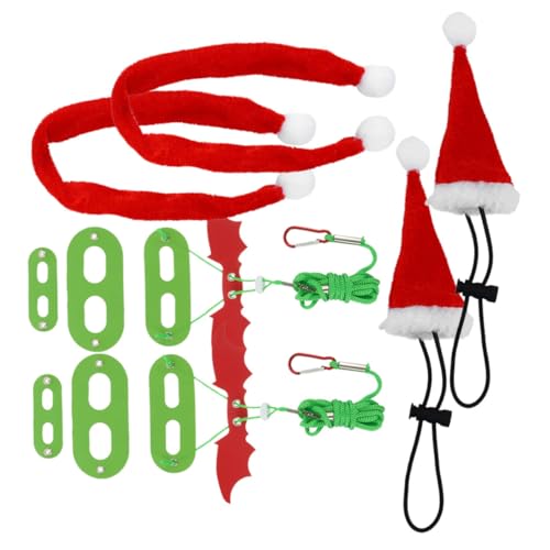 VANZACK 2 Sätze Weihnachts-lizenzug mit Verstellbarem Geschirr und Schal Hut für Bartagamen Geckos Chamäleons Leichtes Sicheres Kleine Haustiere für Festliche Ausflüge VANZACK 2 Sätze Weihnachts-lizenzug mit Verstellbarem Geschirr und Schal Hut für Bartagamen Geckos Chamäleons Leichtes Sicheres Kleine Haustiere für Festliche Ausflüge von VANZACK