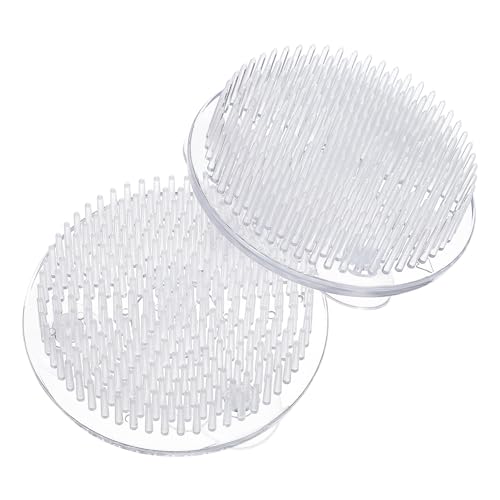 VANZACK 2 Stück Blumengitter mit Saugnäpfen Transparenter Kunststoff Blumenhalter für Stabile Vielseitige Blumenarrangements in Vasen und Pflanzgefäßen Praktisch und von VANZACK