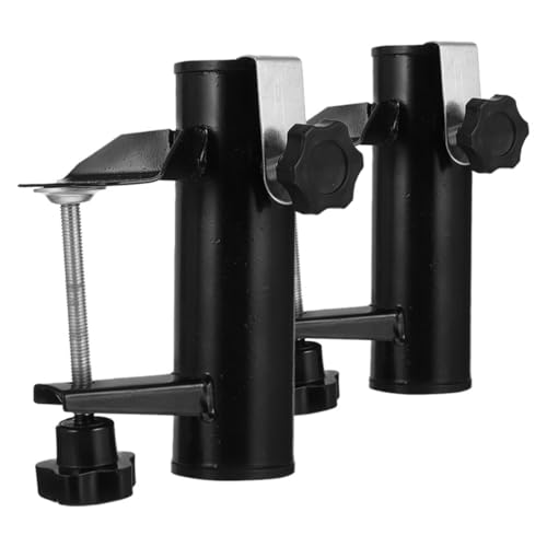 VANZACK 2 Stück Clips Für Den Außenbereich Schirm Clip Unterstützung Feste Halterung Schirmhalter Stabiler Schirm Clip Für Den Außenbereich Tisch Clip von VANZACK