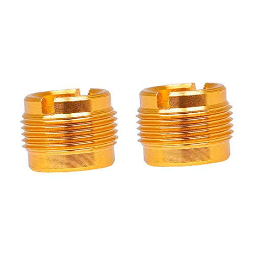 VANZACK 2 Stück Mikrofon Adapter Schraube Gewinde Mikrofon Clip Halter Ersatz Goldfarben für Mikrofonständer und Mikrofonhalterung von VANZACK