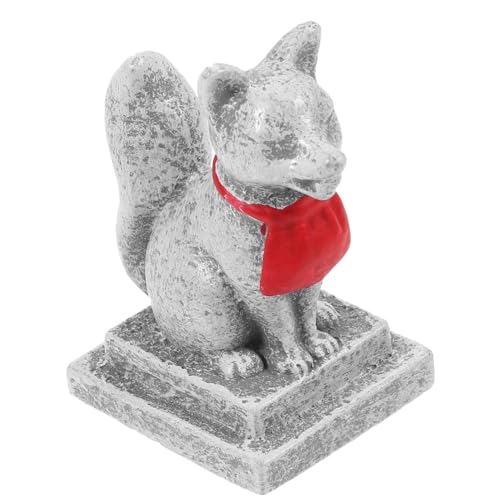 VANZACK Japanische Figur Inari Statue Harz Tierschmuck Für Topf Topfpflanze Dekoration von VANZACK