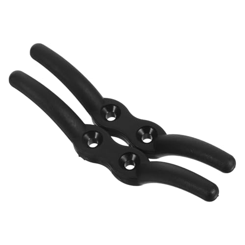 VANZACK 2 Stück Nylon Flaggenmast Haken Blindkordel Halter Praktische Klemmen für Boote und Jalousien Schwarz für Sicheres Festmachen und Einfache Anwendung von VANZACK