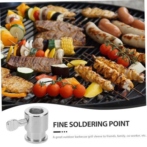 VANZACK 2 Stück Rotisserie Ausgleichsbolzen aus Verchromtem Metall Ersatzteil für Gasgrill Drehspieß Stabile Grillspießhalterung für Gleichmäßiges Drehen und Langlebige Grillzubehör von VANZACK