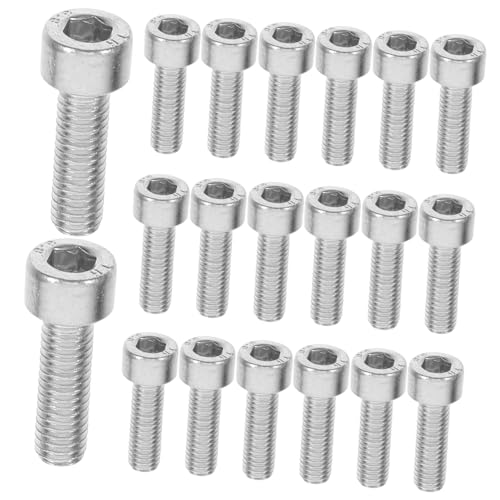 VANZACK 20 Stück Teiliges Benzin Motorsägen Starter Schrauben Präzise Metall Einstellschrauben Robust Wiederverwendbar Einfache Installation Praktisches Zubehör zur Motorsägen Reparatur von VANZACK