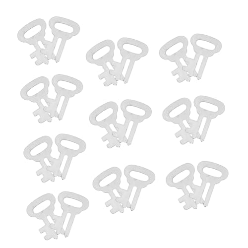 VANZACK 20 Stück Teiliges Geldbox Schloss Schlüssel aus Metall Ergonomisch Geformt für Einfache Handhabung Kompatibel mit Abschließbaren Spardosen Praktisches Ersatzschlüssel Zubehör für VANZACK 20 Stück Teiliges Geldbox Schloss Schlüssel aus Metall Ergonomisch Geformt für Einfache Handhabung Kompatibel mit Abschließbaren Spardosen Praktisches Ersatzschlüssel Zubehör für von VANZACK